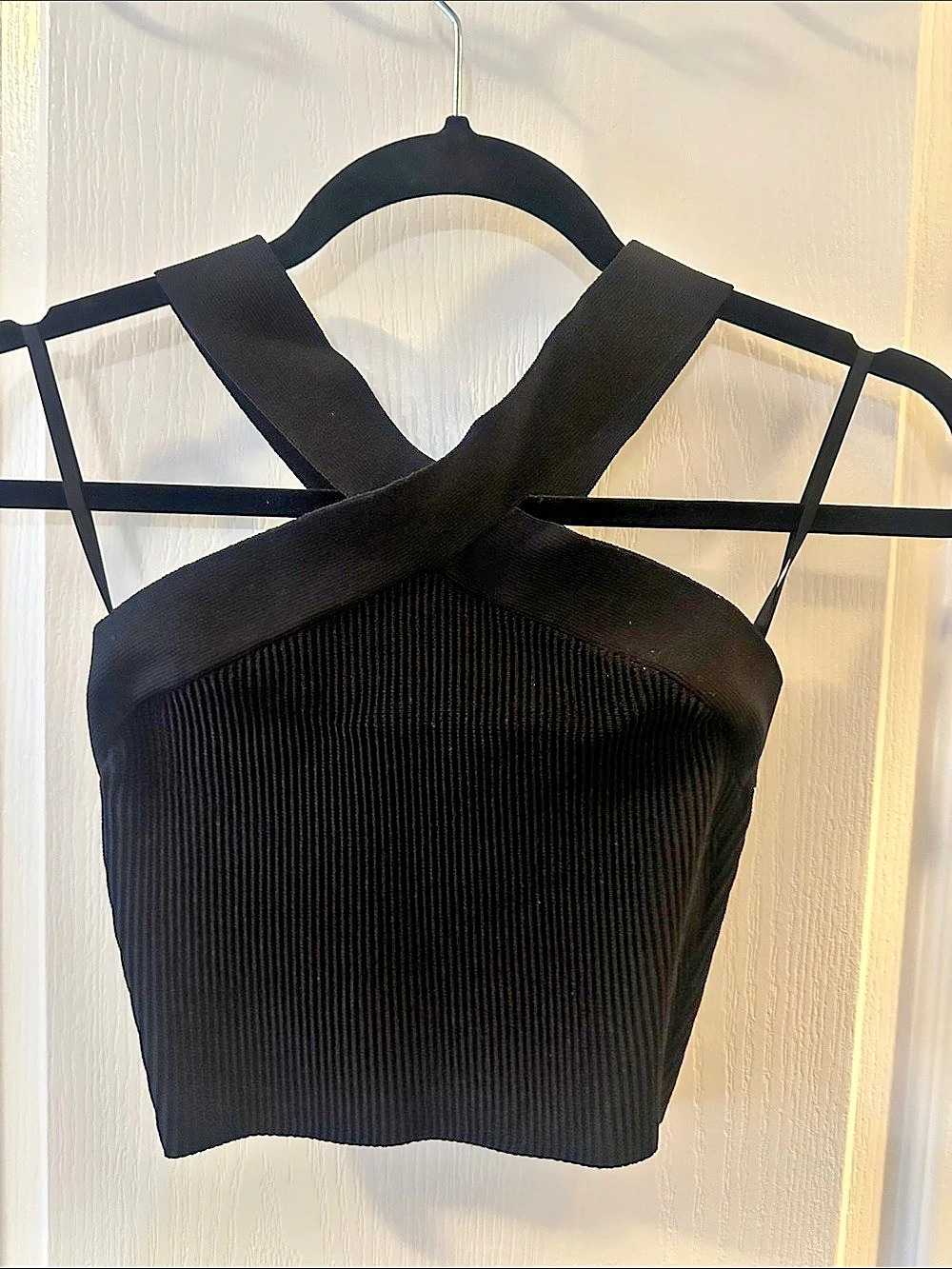 Babaton Contour Knit Top Black Small